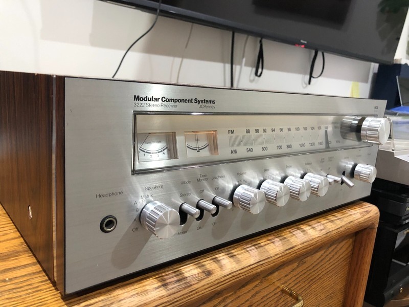 Working Vintage JC Penney MCS Modular Component Systems 3222 Stereo Receiver