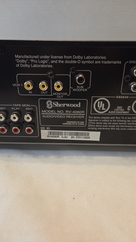 Sherwood Model RV-4060R Audio Video Receiver Tested Works gallery