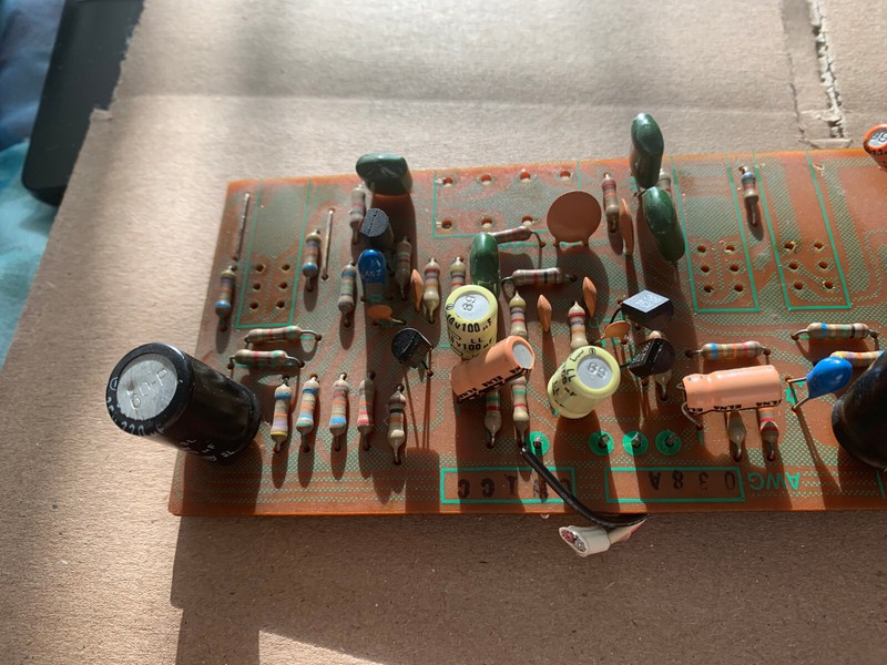 Pioneer SX-850 Stereo Receiver Parting Out Flat Amplifier Assembly AWG-038 gallery