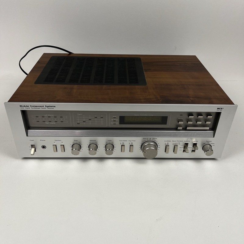 Vintage MCS 3249 Modular Component Systems Stereo Receiver Amplifier W/ Manual