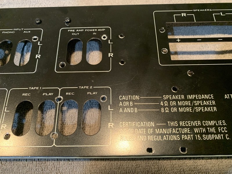 Pioneer SX-3800 Stereo Receiver Parting Out Nice Rear Panel gallery