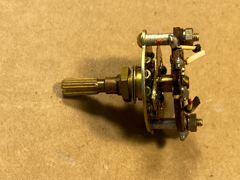Mode Selector Switch from Kenwood KW-50 Vintage Parts 5-Position Noble Rotary