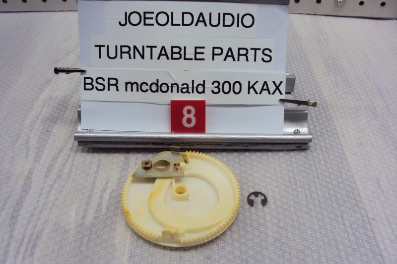BSR McDonald Turntable Model 300 KAX Main Cam Gear. Tested Parting Out 300 KAX gallery