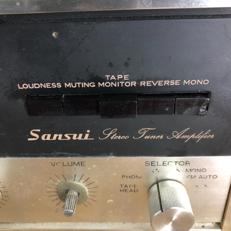 Vintage Sansui 2000 Receiver Stereo Tuner Amplifier Working (Missing Vol Knob) gallery