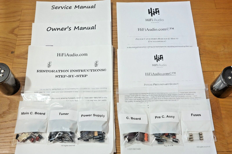 Yamaha CR-1020 rebuild restoration recap service kit repair capacitor gallery