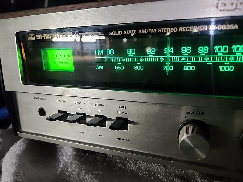 Vintage Sheraton 70-0035A Stereo Receiver by Rotel - SERVICED - Rare Sleeper gallery