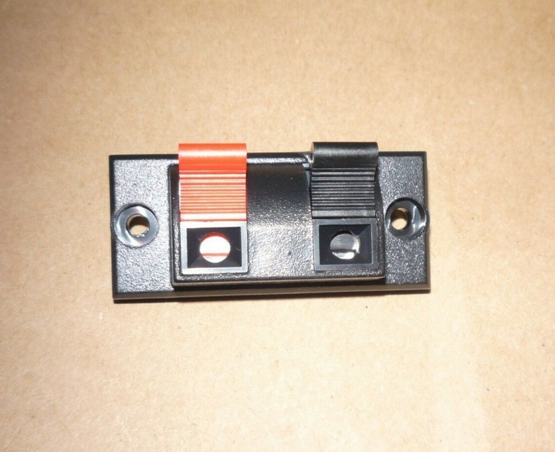 Vintage Push Speaker Terminal UPGRADE Jack – Repair – Stereo , speaker