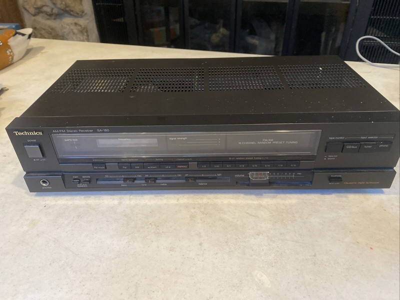 Technics SA-R210 AM/FM Receiver Amplifier Tuner Quartz Digital Synthesizer