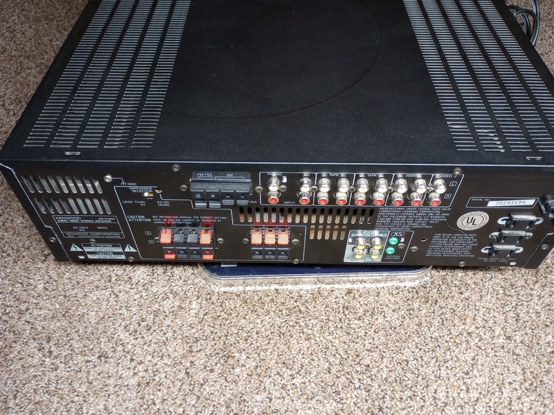 KENWOOD KR-V7050 AV Stereo Receiver Pro Logic 100W Tested NO REMOTE gallery