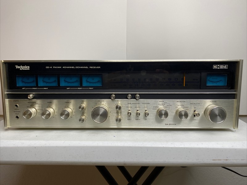 Technics SA-8100X Quandraphonic CD-4 FM/AM 4 Channel/2 Channel Receiver gallery