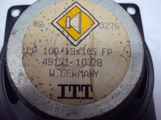 ITT Tweeter. Part # 49131 1032B 100/19/105FP 4 Ohm 25 Watt. Tested gallery