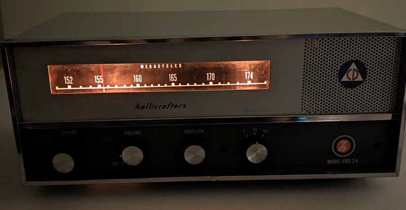 Vintage Hallicrafters CRX-2A 10 Tube, Single Band,FM receiver gallery