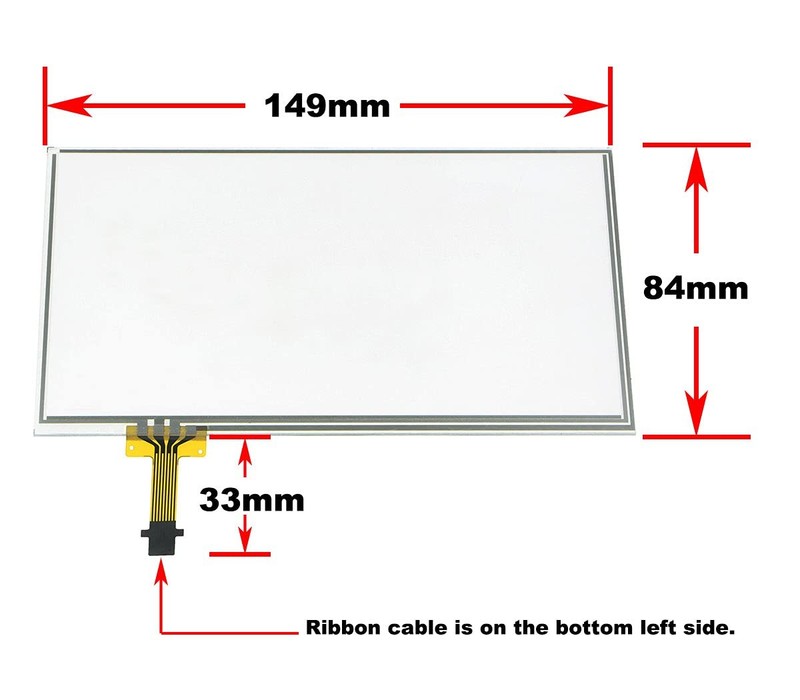 Touch Screen Digitizer Fit For Toyota Rav4 Radio Stereo Receiver 2014-2018 gallery