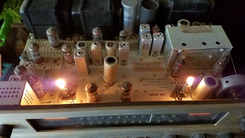 fisher 800c tube receiver. gallery