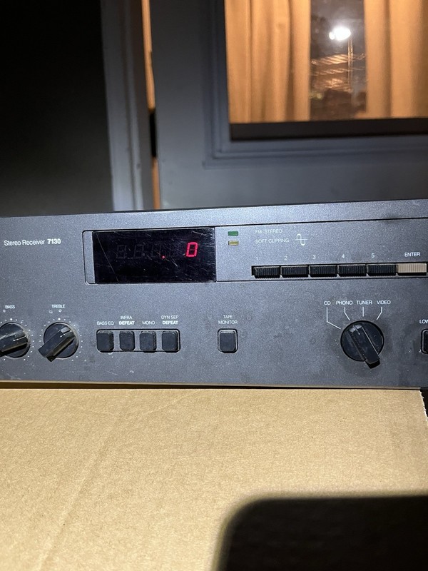Not Tested. NAD 7130 Stereo Receiver Vintage AM/FM Hi-Fi Amplifier w Phono Input gallery