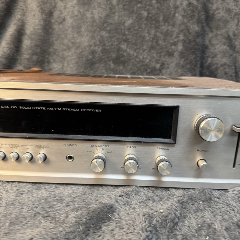 Vintage 1974 Realistic RadioShack STA-80AM/FM Stereo Receiver- Walnut Case gallery