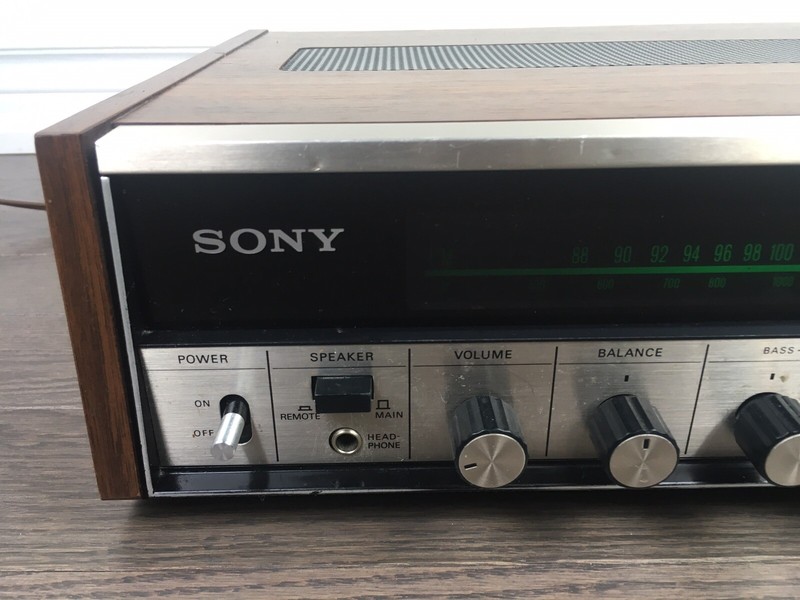 SONY STR-230A AM/FM Stereo Receiver Wooden Book-Shelf 1972 Japan Vintage RARE gallery
