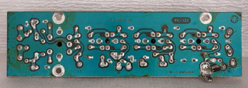HH Scott HSS-20 Receiver Part : FM IF Amplifier PCB Board ( PC-131 ) gallery