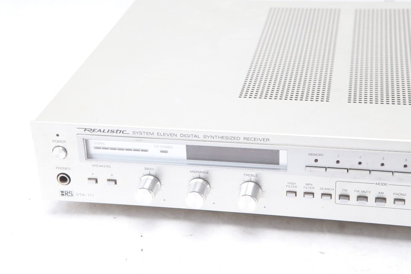 Realistic STA-111 Digital Synthesized System Stereo Receiver 312002A FORPARTS SH gallery
