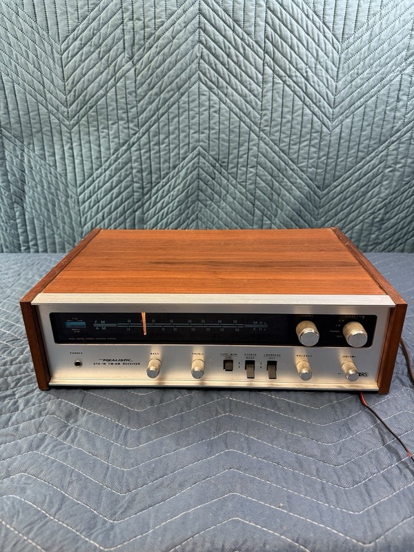 Realistic STA-18 Solid State AM/FM Stereo Receiver Silver Face ~ 1970s Tested*