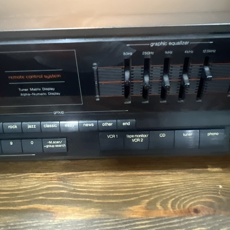 Vintage TECHNICS Quartz Synthesizer AM/FM Stereo RECEIVER # SA-R177 (powers On) gallery