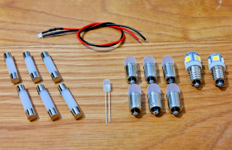 Kenwood KR 7070 / 7070A replacement LED lamps kit front panel bulb lights
