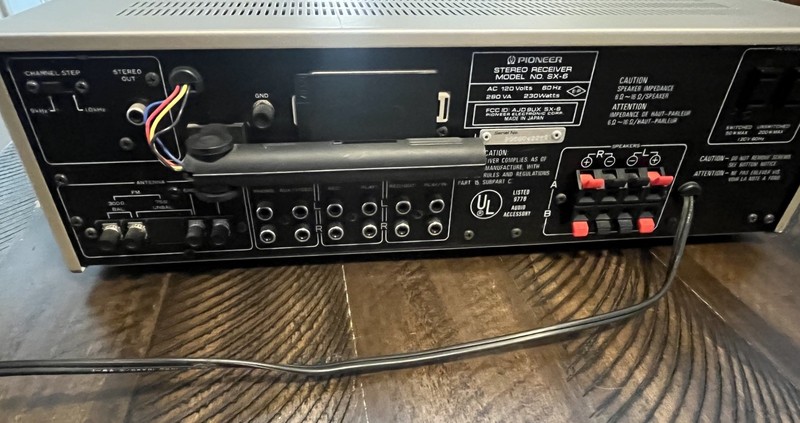 Pioneer SX-6 Computer Controlled Stereo Receiver Vintage Made In Japan gallery