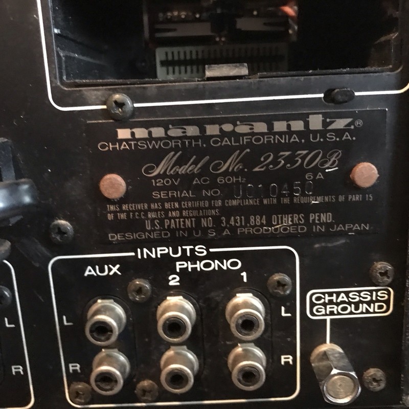 Marantz 2330B Stereophonic Stereo Receiver gallery