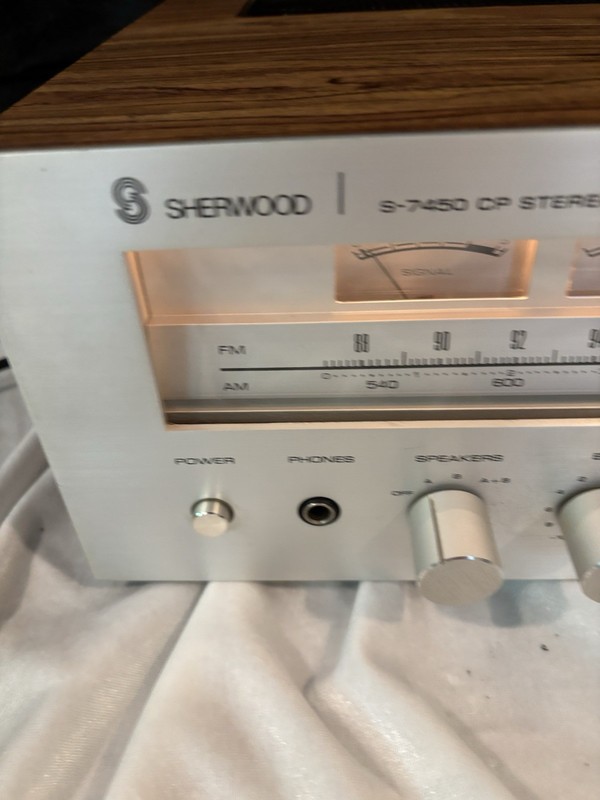 Vintage Sherwood S-7450 CP, 30W AM/FM/Stereo Receiver, 1979. Tested FM gallery