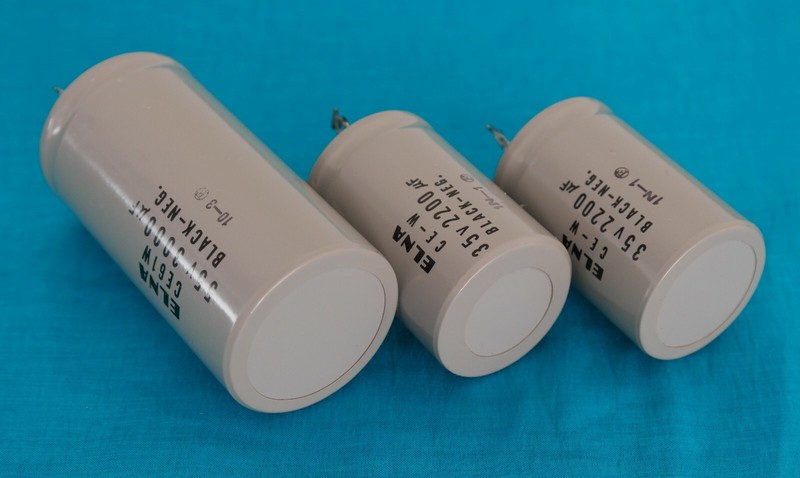Marantz 2215 FM/AM Receiver Parts : 3 ELNA 2200/3000 uF Filter Capacitors gallery