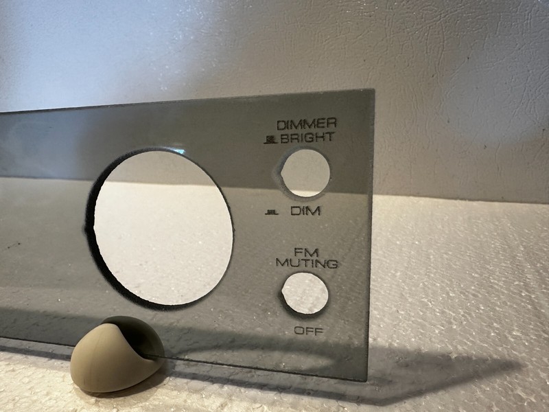 Pioneer SX-939 TINTED Dial Glass Replacement Part