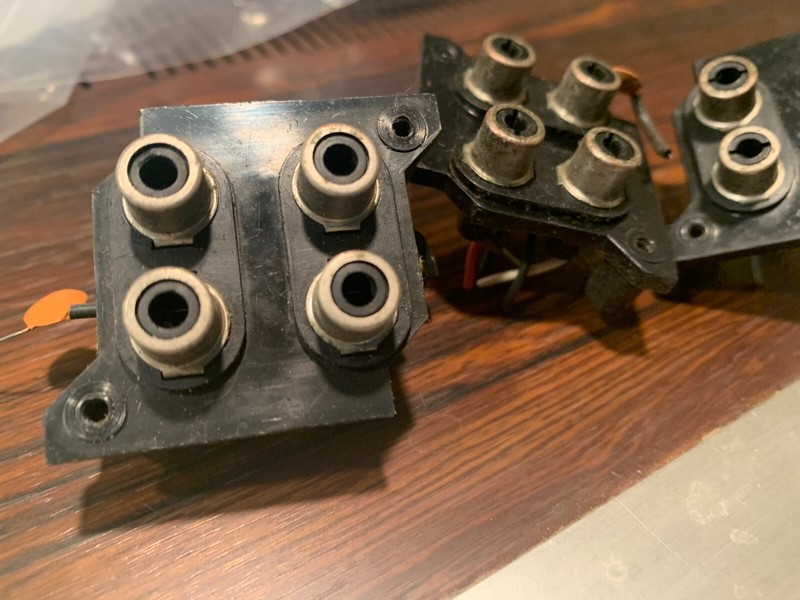 Marantz 2226B Stereo Receiver Parting Out - Set of 3 RCA Jack Assemblies gallery