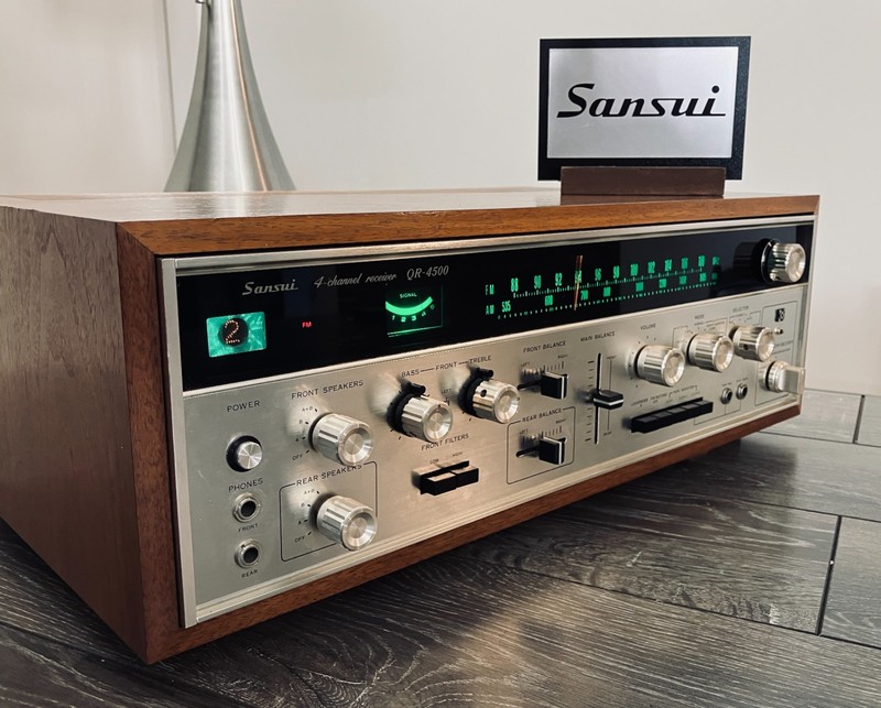 Sansui QR-4500 Quad/Stereo Receiver: Tested/Serviced, Working. LED's. See video! gallery
