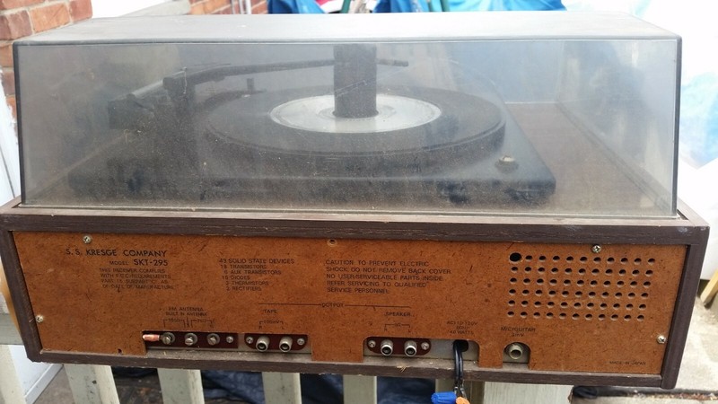 Vintage Kmart SS Kresge AM/FM Receiver Record player 8-Track tape SKT-295 Japan gallery