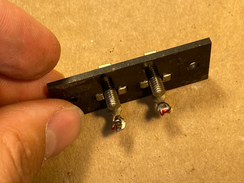 Speaker Terminal Set from Kenwood KW-50 Tube Receiver Parts (Qty Available) gallery