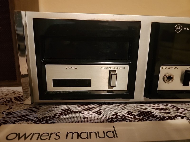Vintage Motorola FH 212 Jw Solid State AM FM Stereo Receiver 8 track Read gallery