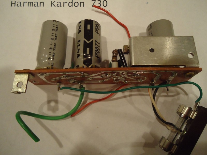 Harmon Kardon-730 Original Power Supply Board Tested Working Great gallery