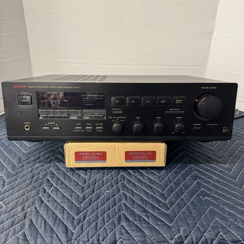 LUXMAN R-341 VINTAGE AM/FM STEREO RECEIVER – SERVICED – CLEANED – TESTED
