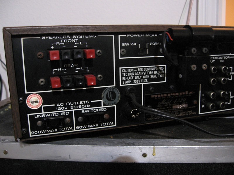 MARANTZ 4220 AM/FM QUAD RECEIVER MOSTLY WORKING SELLING AS PARTS OR REPAIR gallery