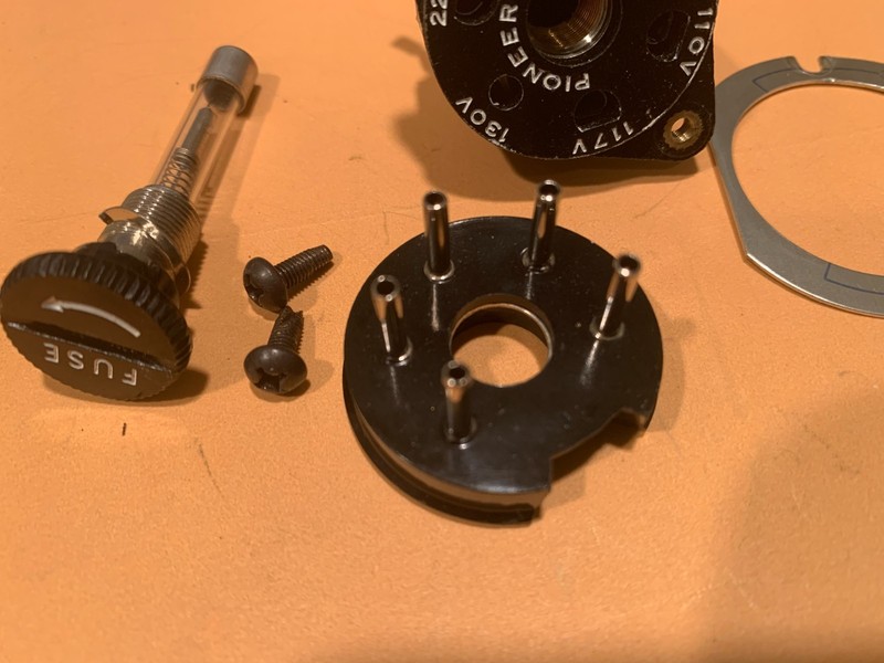 Pioneer SX-1500TD Stereo Receiver Parting Out - Fuse / Voltage Selector Assembly gallery