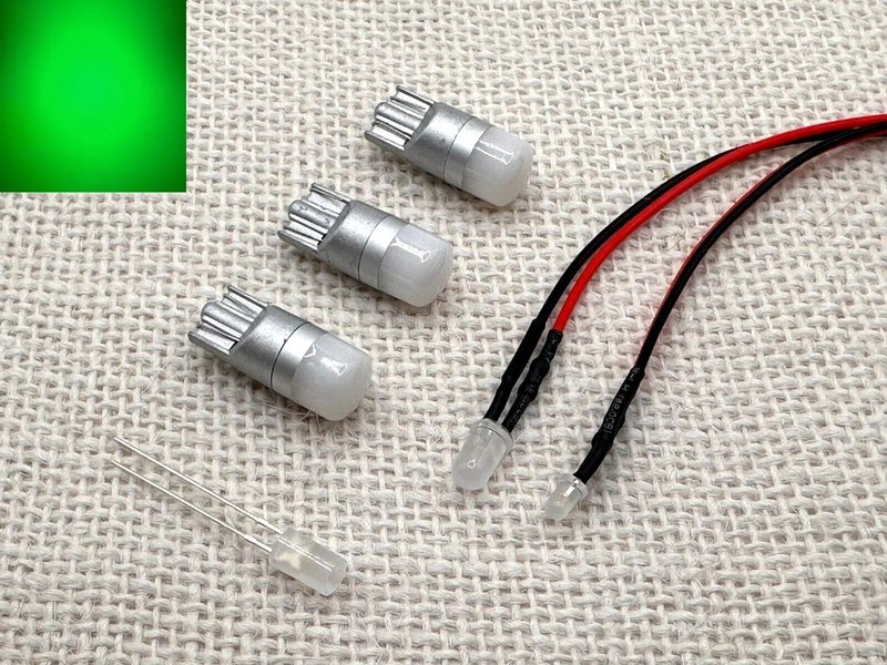 Sansui G-3000 replacement LED lamps bulbs lights kit set upgrade GREEN