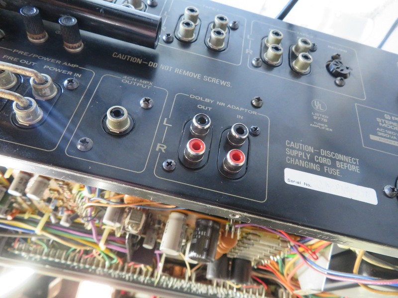 Pioneer SX-939 RCA Plate for Dolby or Pre-Amp/power connections. New 3d Part gallery