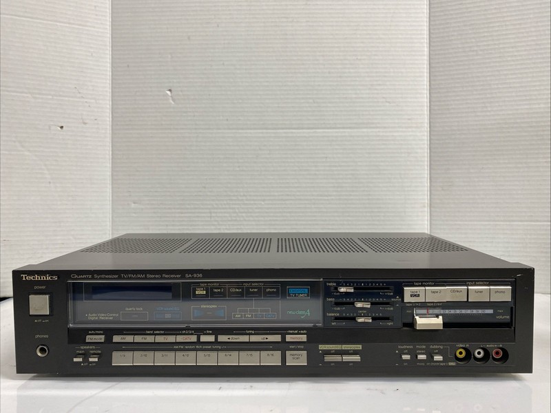 Technics SA-936 Quartz Synthesizer TV/FM/AM Stereo Receiver – Tested