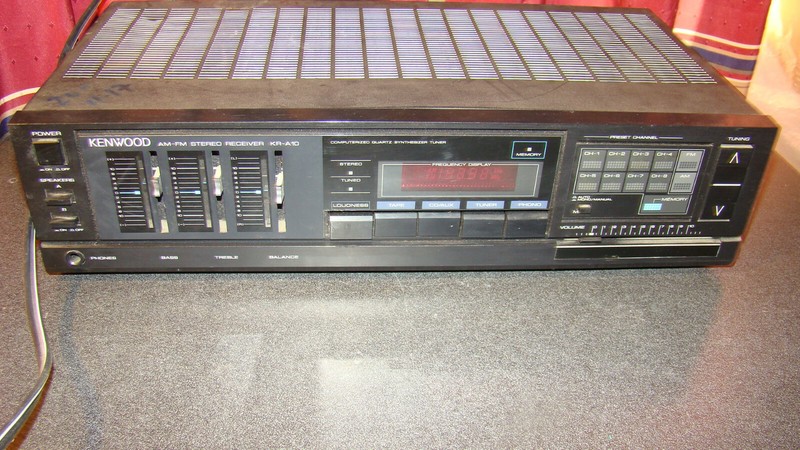 Kenwood Receiver Computerized Quartz Synthesizer Amplifier Tuner Stereo KR-A10