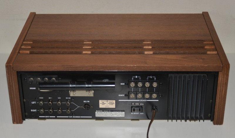 Vintage Sony STR-7045 Stereo Receiver missing knob/feet tested clean Sound works gallery