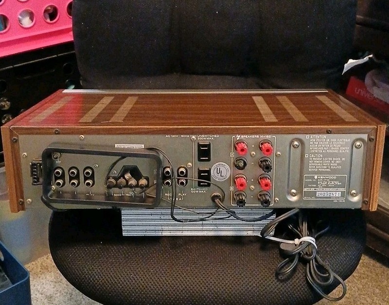 VTG Kenwood KR-710 Stereo Receiver Japan High Speed DC Servo Silver AM/FM Tuner gallery