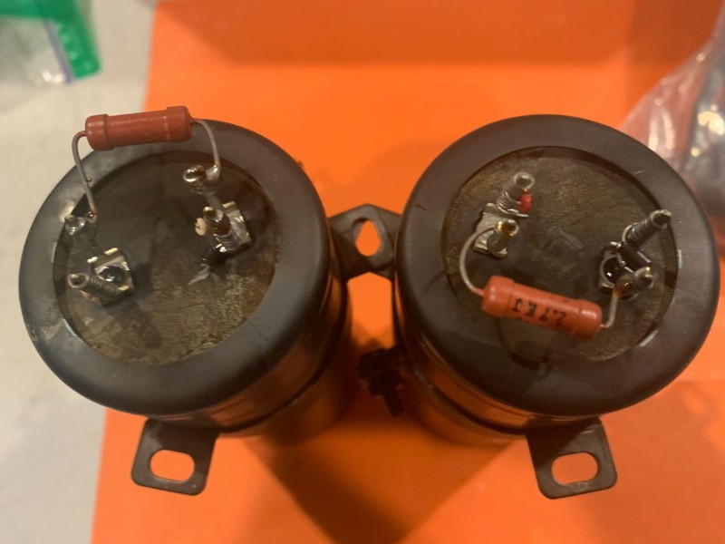Pioneer SX-950 Stereo Receiver Parting Out - Pair of Filter Capacitors gallery