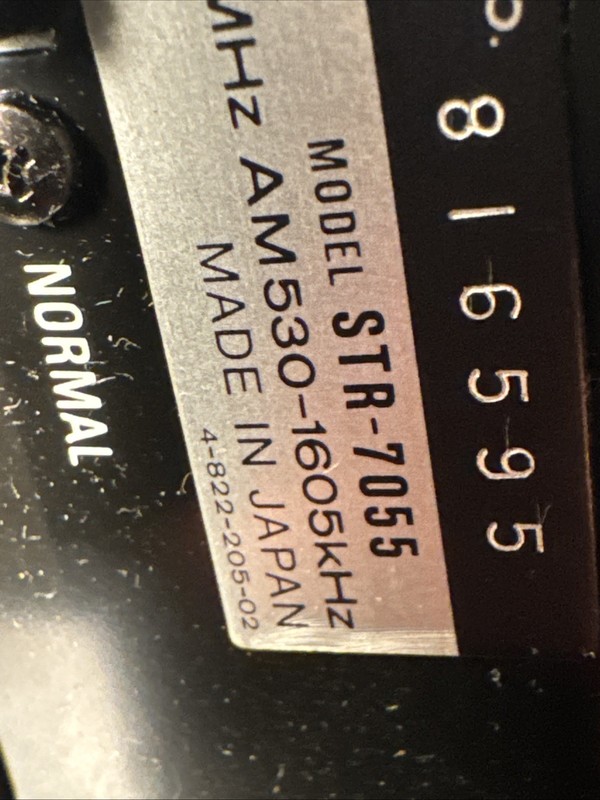 Sony STR-7055 Vintage AM/FM Stereo Receiver TESTED gallery