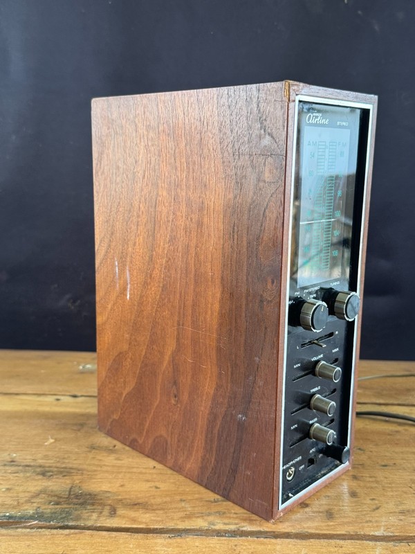 Vintage 1970's Wards Airline Solid State AM/FM Stereo Tuner Amplifier WORKS! gallery