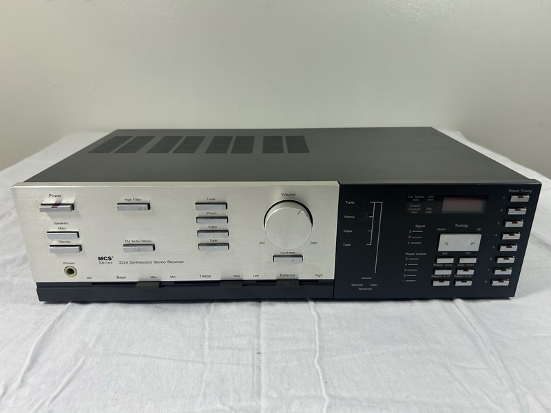 Vintage MCS Series 3224 Synthesized Stereo Receiver Made In Japan Tested